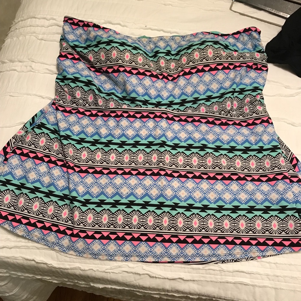 Printed tankini top